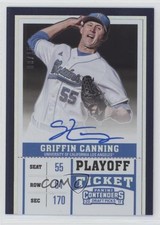 2017 Panini Contenders Draft Picks Playoff Ticket 8/15 Griffin Canning Auto 7m3