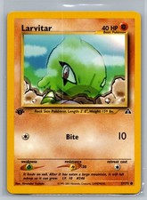 Larvitar Neo Discovery #57/75 Common 1st Edition LP Pokemon
