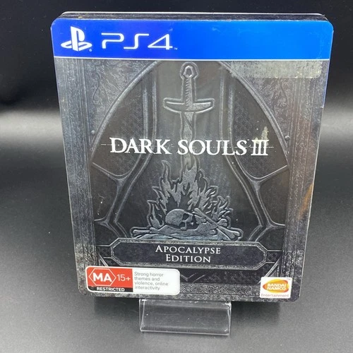Dark Souls 3 III Apocalypse Edition Steelbook PlayStation 4 PS4 With Slip Cover