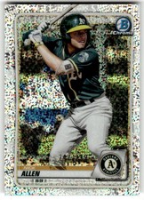 2020 Bowman Nick Allen Chrome Prospects Speckle Refractor #/299 #BCP-105