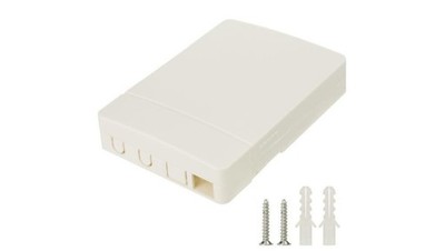 FO FTTH Glasfaser Teilnehmerbuchse für 2 SC GFS-2D Adapter