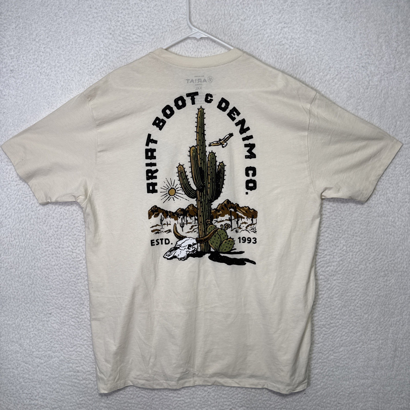 Ariat Sol Arch Cactus T-Shirt Men’s Size 2XL - Sold Out image 3
