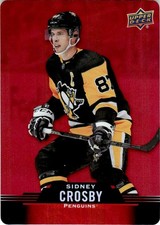 2020-21 Upper Deck Tim Hortons Red Die Cut Sidney Crosby Pittsburgh Penguins