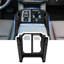 with Organizer for RAV4 2026 Accessories For RAV4 Gear Shift Panel Trim black