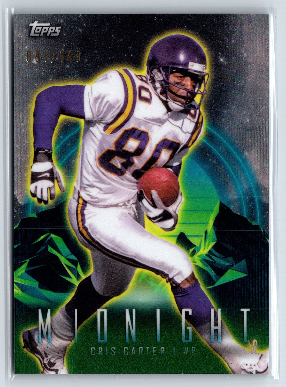 2024 Topps Midnight Cris Carter Morning /149 Vikings 
