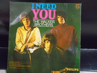 THE WALKER BROTHERS E.P. '' I NEED YOU '' Or.UK PHILIPS EX+ COND.IN Or. PIC SL.