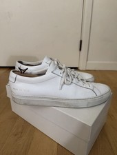 Common Projects Men's Achilles Low Sneaker Shoes - White Size EU 43/US 10