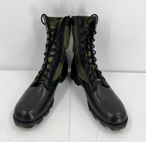 Post Vietnam War G.I. OD Green Jungle Boots Size: 8.5R