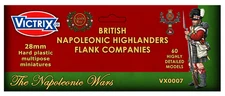 Victrix 28mm Miniatures - Napoleonic Highland Infantry flank Companies