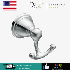 Moen YB2203CH Brantford Double Robe Hook, Chrome