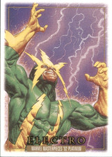 2024 Upper Deck SkyBox Marvel Masterpieces '92 Platinum - Electro Leather #23