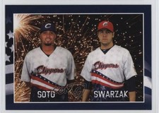 2015 Choice Columbus Clippers Hometown Heroes Giovanni Soto Anthony Swarzak 8d2