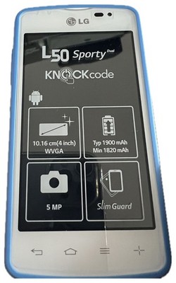 Original Unlocked LG L50 Dual SIM LG-DF221c  smart phone WIFI GPS