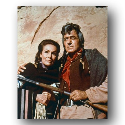 Dolores Del Rio Ricardo Montalban Photo 8x10 Cheyenne Autumn 1964 John Ford