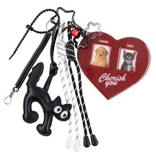 Bag Charms Keychains Clothing Accessories for Cat Photo Frame Cherish You