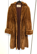 Vintage Women  s M/L Mink Fur Coat by Milton L. Hubert Portland Oregon