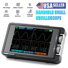 FNIRSI DS215H 3.5"Handheld 50MHz 2-Channel Oscilloscope Digital Signal Generator