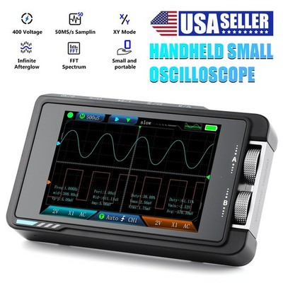 FNIRSI DS215H 3.5''Handheld 50MHz 2-Channel Oscilloscope Digital Signal Generator