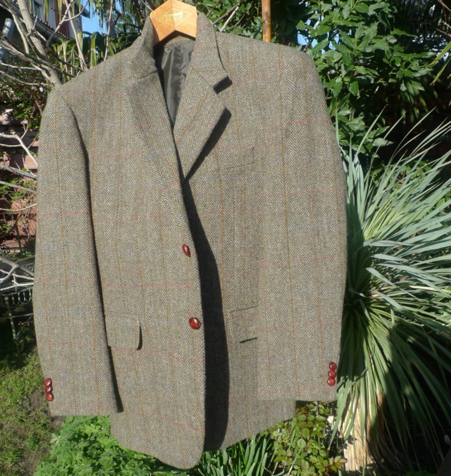 schöner Sakko Blazer Jacket orig. Harris Tweed, ~ Gr. 50, top! - Bild 4 von 4