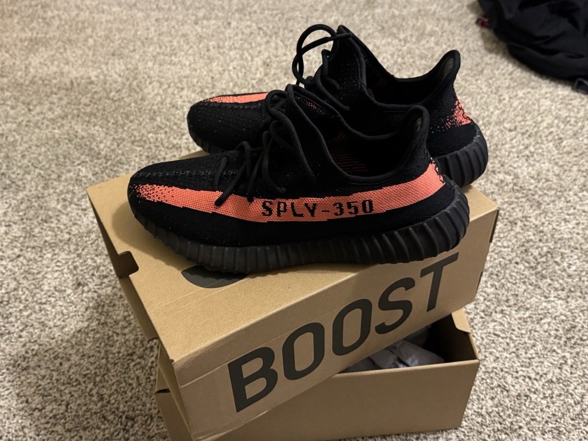 ADIDAS YEEZY BOOST 350 V2 BLACK RED – SIZE 11 NEW WITH BOX