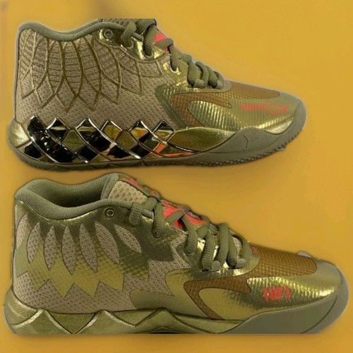 Puma MB.01 Jr 'Golden Child' 379297-01 nuovo pennino ottimo taglia 6,5 Mello NBA - Foto 3 di 8