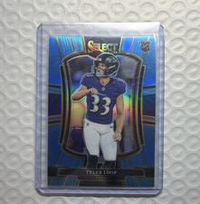 Panini 2025 Select Tyler Loop #161 /99  Light Blue Prizm Rookie Ravens