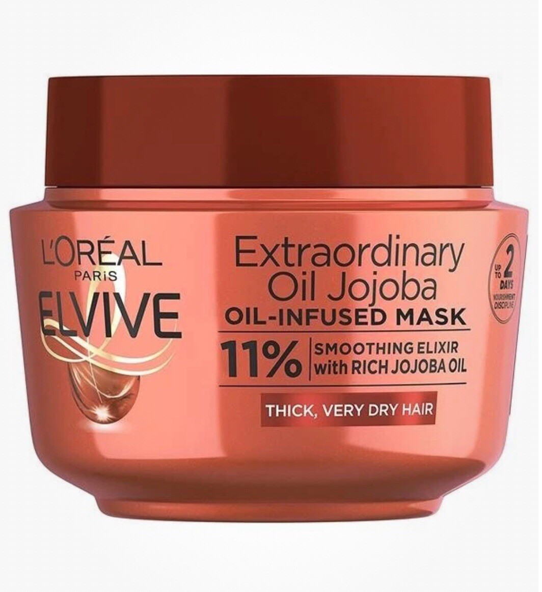 L'Oreal ELVIVE Extraordinary Oil Jojoba Oil-Infused Mask. 300ml