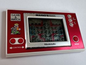 Nintendo Mario's Cement Factory Game & Watch Vintage LSI Handheld Japan