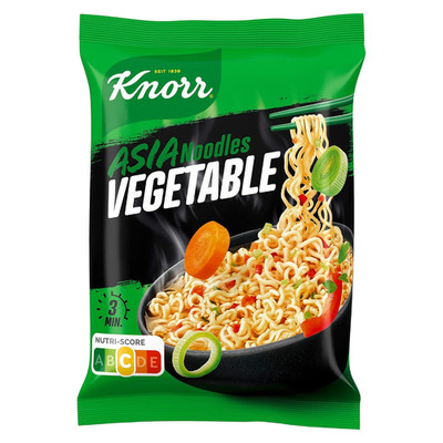 Knorr Asia Noodles Vegetable Instant Nudeln, Schneller Asia Snack 70 G