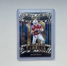 2025 Panini Select Numbers Drake Maye Zebra Prizm #15 Case Hit Patriots