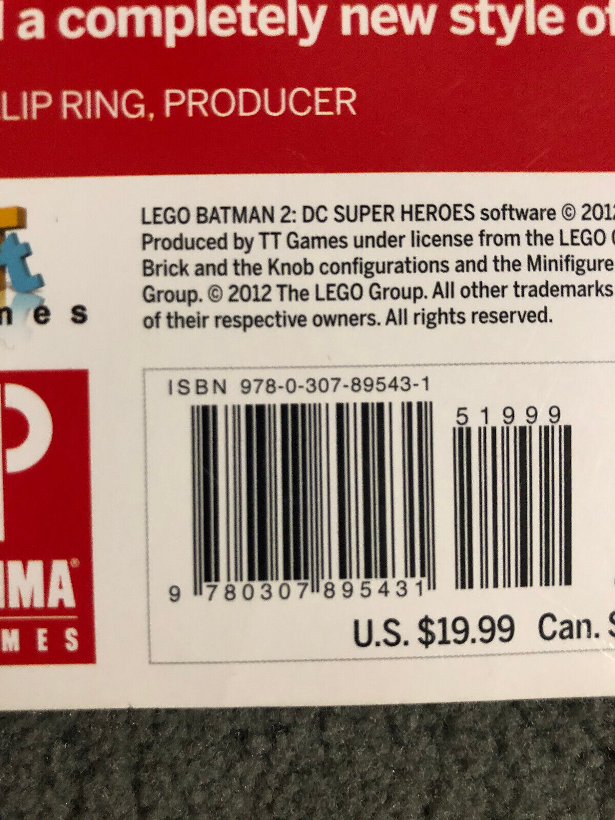 Lego Batman 2 DC Super Heroes Comics Prima Official Game Guide Used