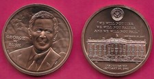USA MEDAL BU GEORGE W.BUSH INAUGURATED 1-20-2001,
