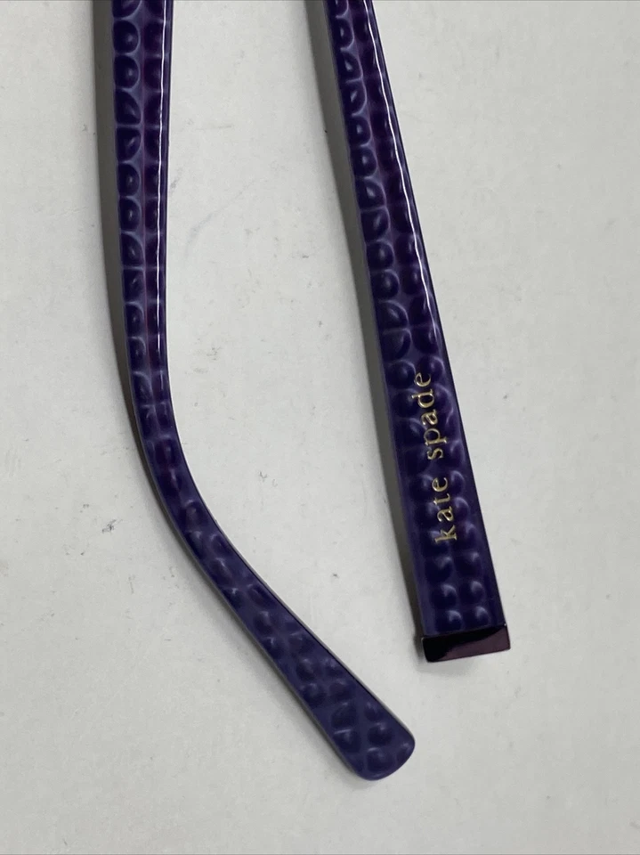 KATE SPADE ITALIA MAZIE DQ3 130mm PÚRPURA BRAZO TEMPLO PIEZAS W104 Foto 2 de 4