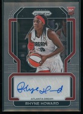 Rhyne Howard 2022 Panini Prizm WNBA Signatures #SG-RHW Rookie Auto RC