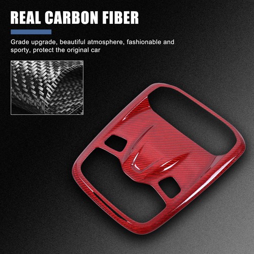 Red Carbon FiberRoof Reading Light Lamp Trim For Lotus Emira GT4 V6 i4 2023-2025 - Picture 9 of 16