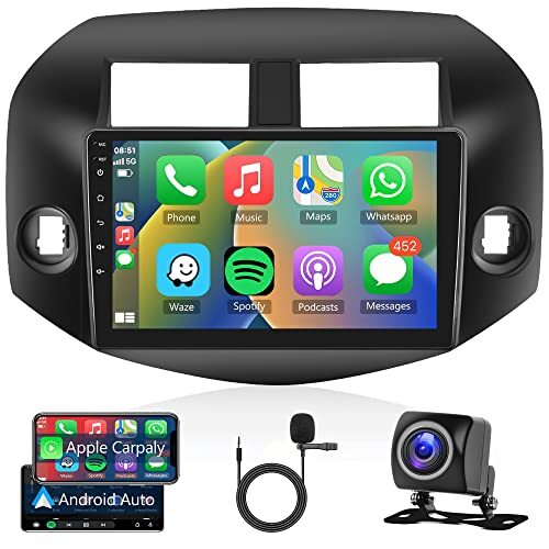 Android 11 Autoradio 2 Din per Toyota RAV4 3 XA30 2005-2013 con Carplay (u7Z) - Foto 1 di 1