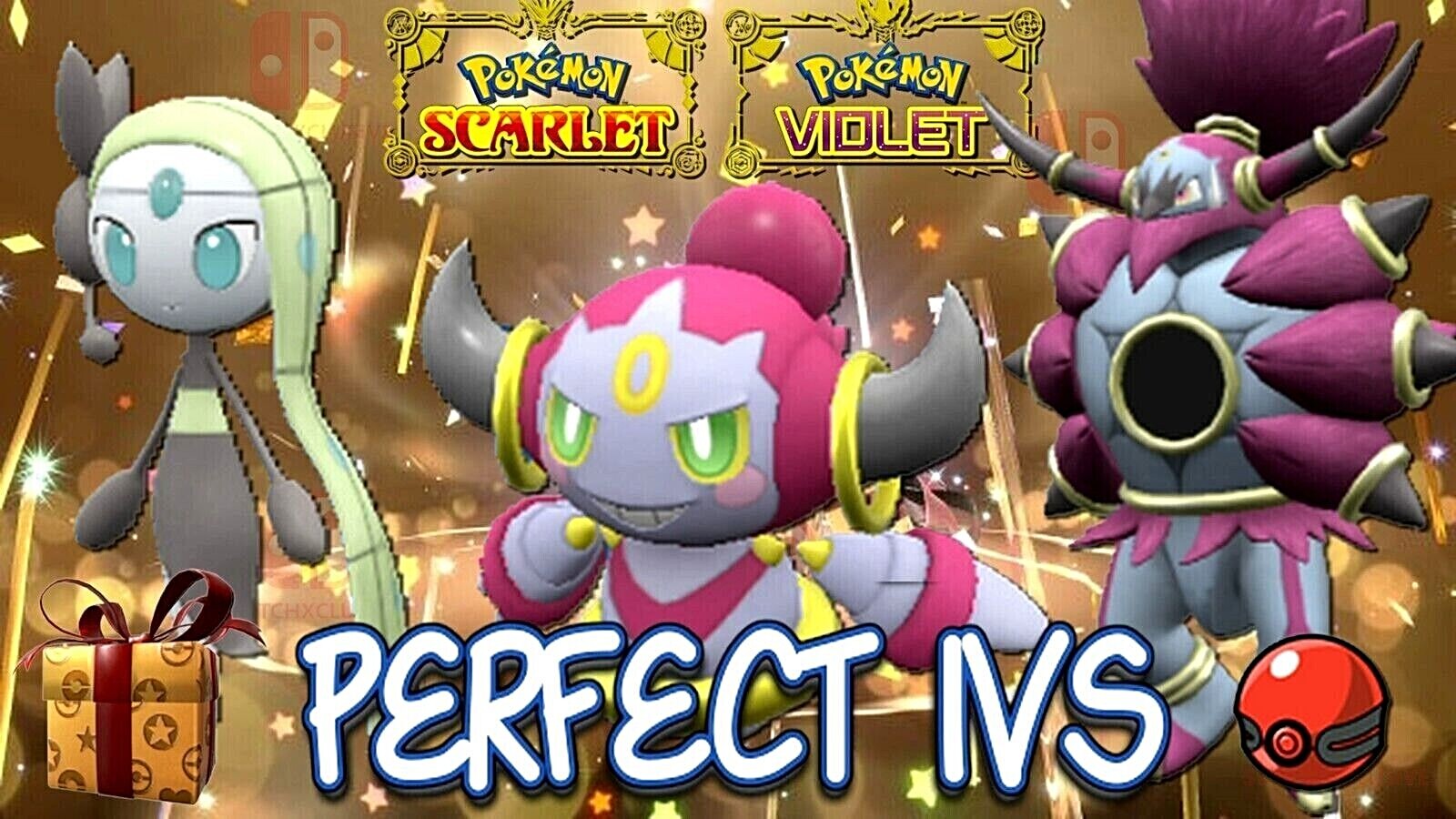 ✨Shiny Meloetta Aria Meloetta Pirouette Shiny Hoopa Unbound Hoopa Confined  6IVS✨