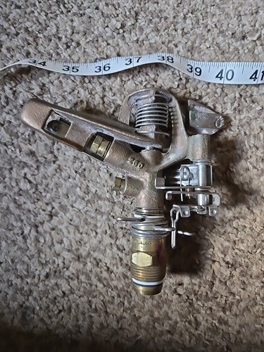 Antique Rain Bird Adjustable Brass Impact Sprinkler 261SD, 260, Made In USA, OO