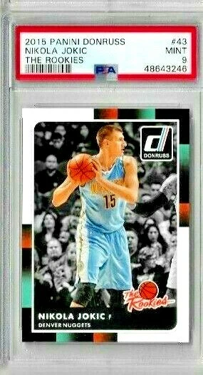 2015 Donruss The Rookies #43 Nikola Jokic PSA 9 RC