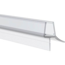 Rehau Duscht&uuml;rdichtung Glas 6-8 mm Glas- T&uuml;r-Dichtung Dusche 2000 mm Boden Lippe