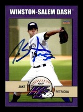 JAKE PETRICKA SIGNED2012 CHOICE WINSTON-SALEM DASH #18 ON-CARD AUTO