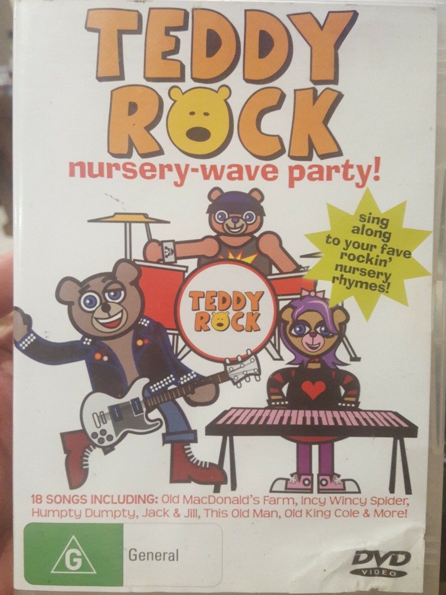 TEDDY ROCK NURSERY-WAVE PARTY RARE DVD CHILDREN'S ABC TV