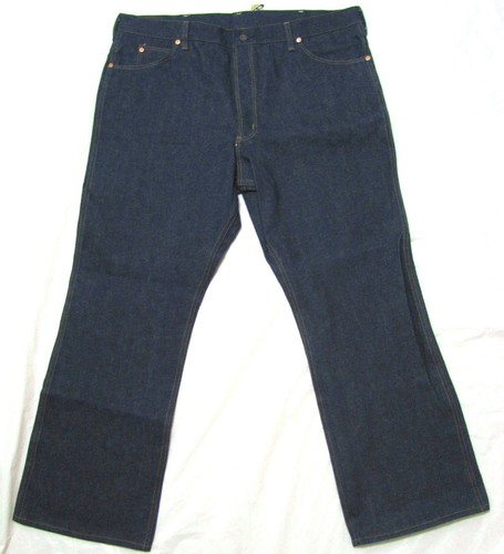 Jeans western denim blu SEARS vintage nuovi con etichette sopra stivali originali ROEBUCKS uomo 40x30 - Foto 4 di 10