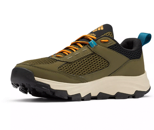 NIB COLUMBIA 1982291 383 MEN'S HATANA BREATHE ADAPTTRAX GREEN/ORANGE SHOES $100 - Picture 3 of 7