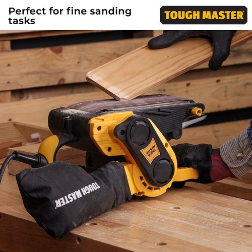 TOUGH MASTER Electric Belt Sander Corded 800W Heavy Duty Tool 6 Speed