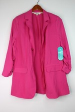 Womens The Pioneer Woman Boyfriend Jacket Pink Size Small/medium