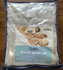 LHKIS Duvet Cover Queen, Light Grey Duvet Cover Set, Soft Fluffy Plush...
