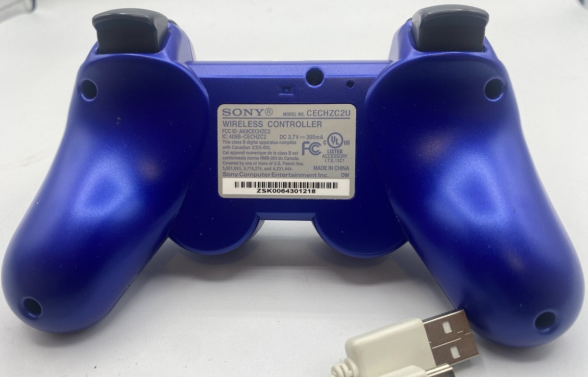 Sony Controller PlayStation 3 PS3 CECHZC2U Blue Six Axis