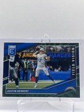Justin Herbert 2022 Donruss Elite Field Vision Emerald Green PRIZM #FV2