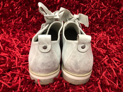Women's Derbies by Marco Tozzi Size 41 Gray New!!! - Picture 7 of 7